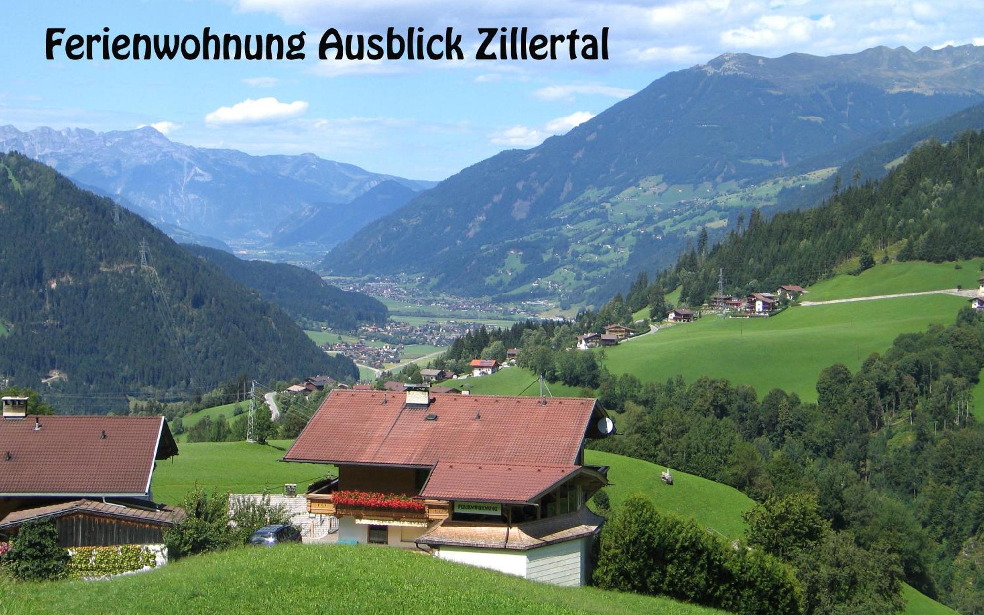 Ferienwohnung Ausblick Zillertal Hainzenberg Ngoại thất bức ảnh